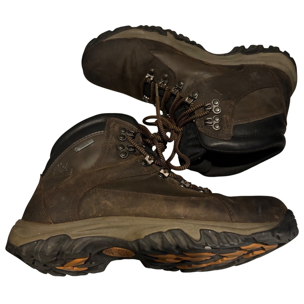 Timberland White Ledge Mid Gore-Tex Waterproof Hiking Boots Dark Brown Mens Sz 9